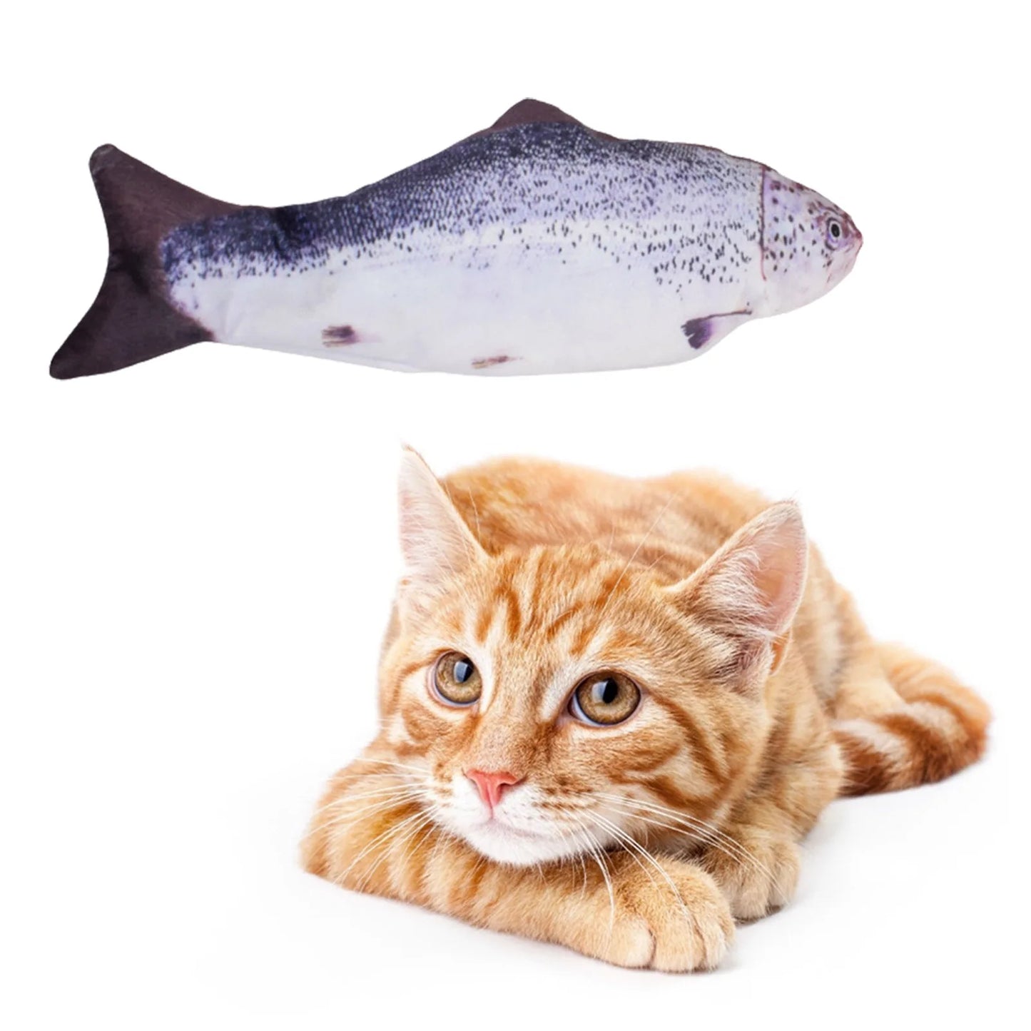 Floppy Fish Cat Toy | USB Rechargeable & Interactive