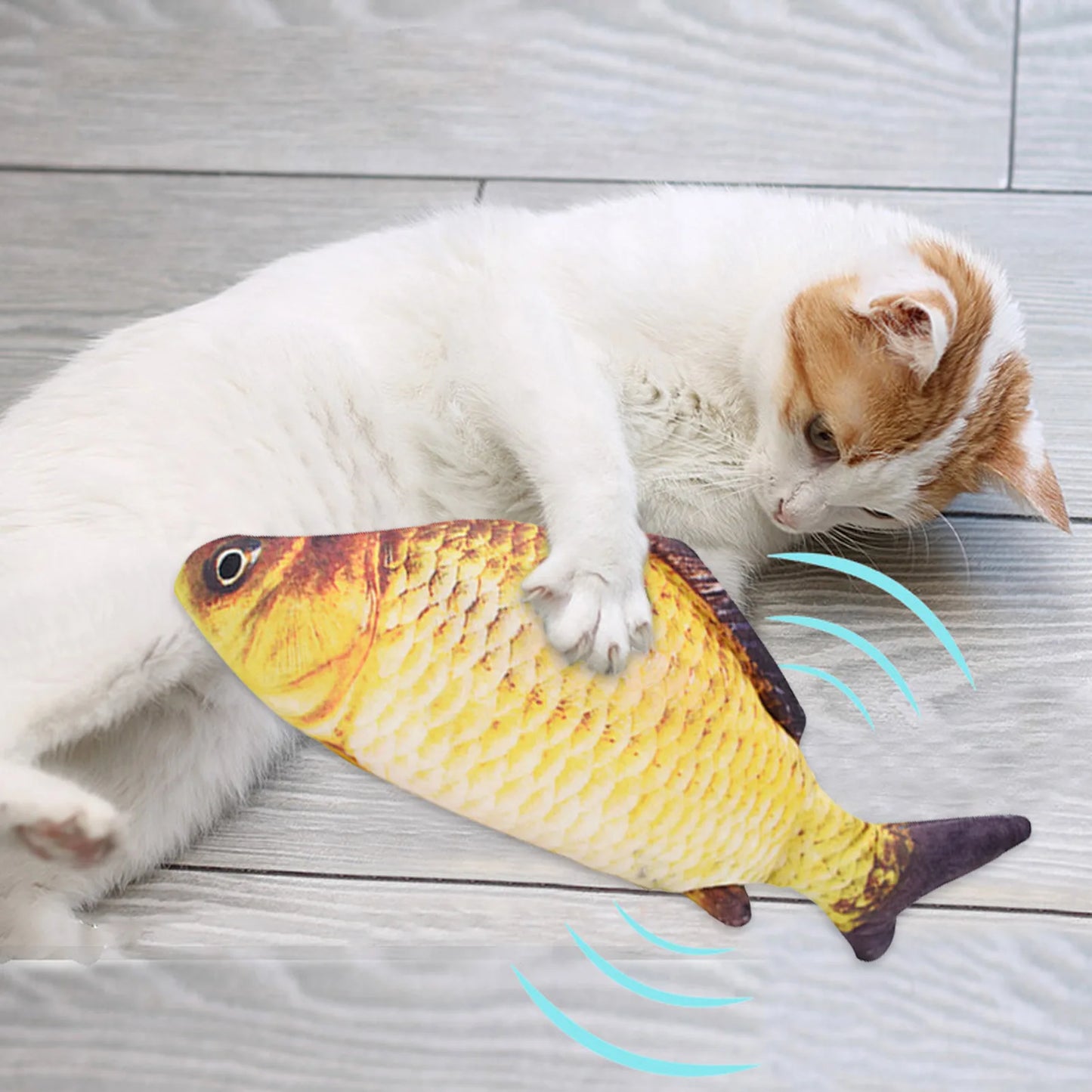 Floppy Fish Cat Toy | USB Rechargeable & Interactive
