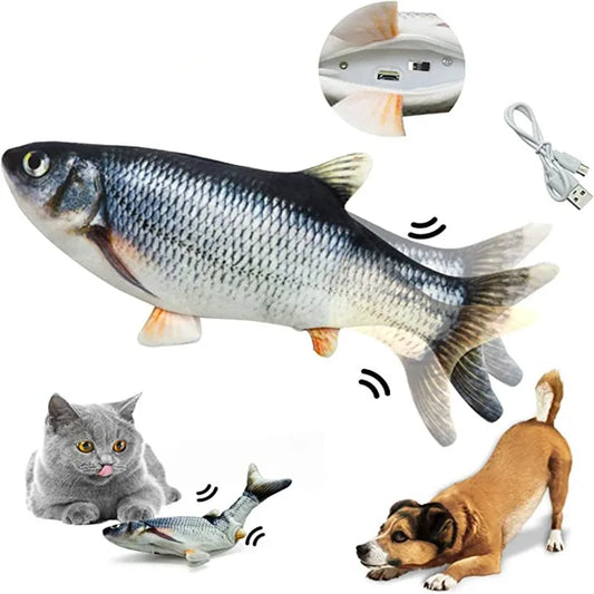 Floppy Fish Cat Toy | USB Rechargeable & Interactive