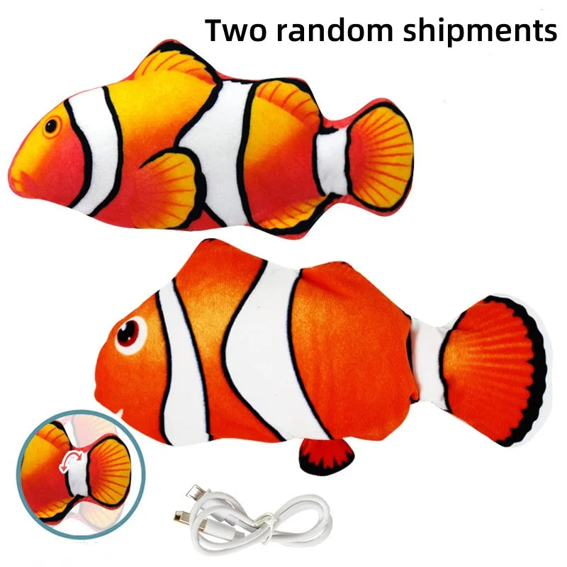 Floppy Fish Cat Toy | USB Rechargeable & Interactive