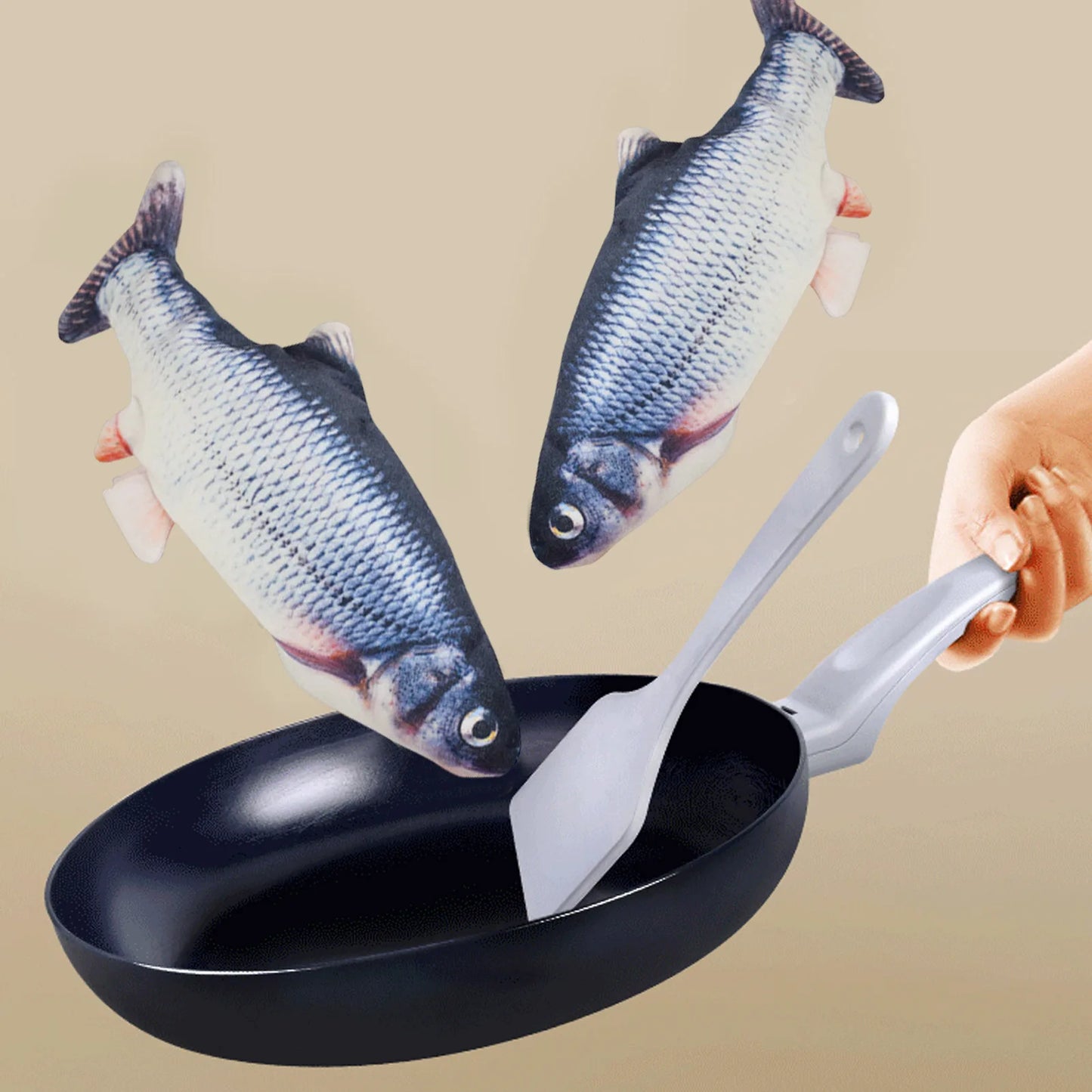 Floppy Fish Cat Toy | USB Rechargeable & Interactive