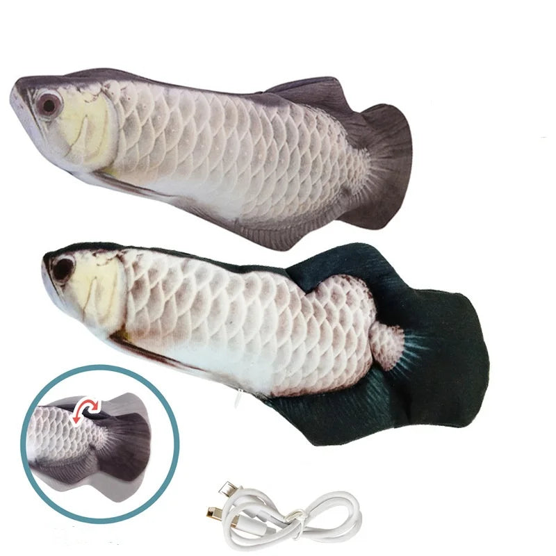 Floppy Fish Cat Toy | USB Rechargeable & Interactive