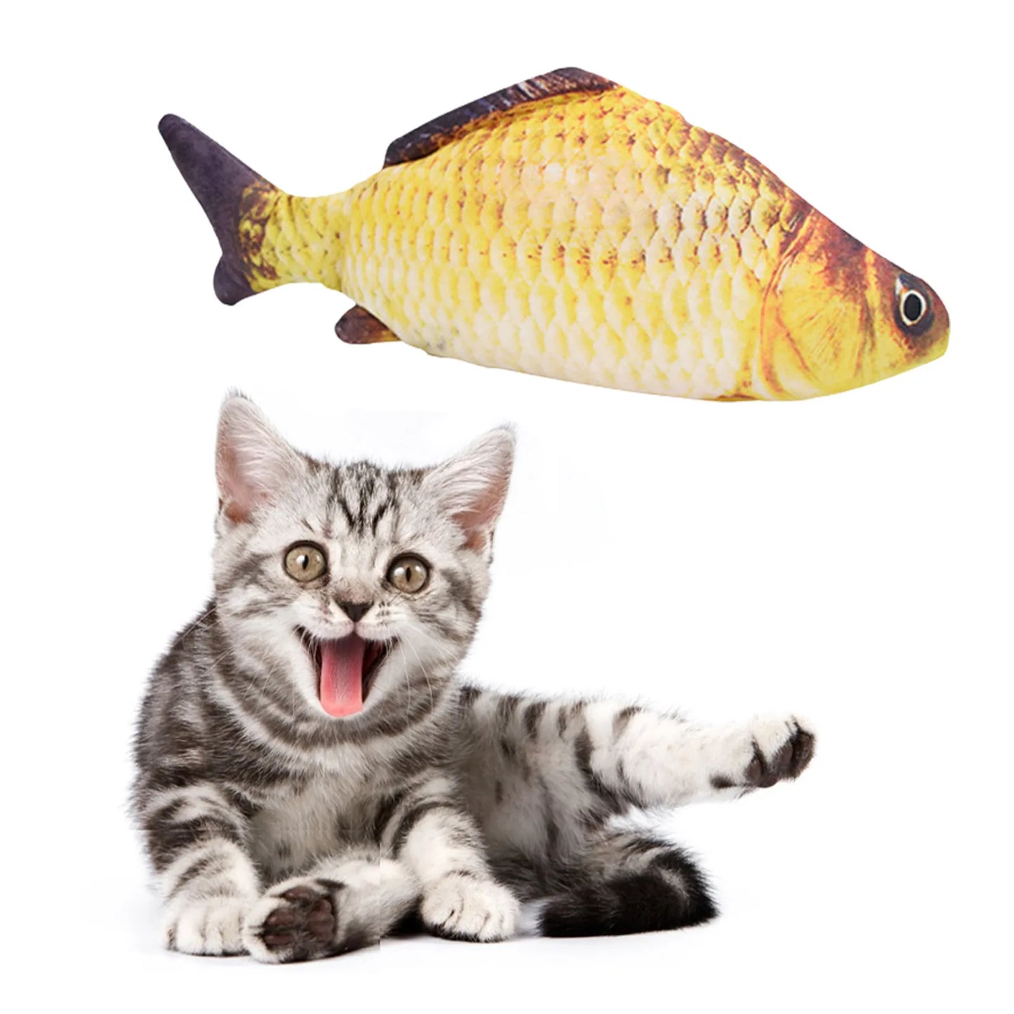 Floppy Fish Cat Toy | USB Rechargeable & Interactive