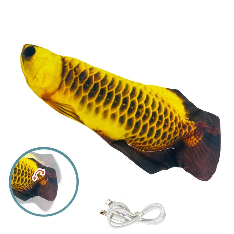 Floppy Fish Cat Toy | USB Rechargeable & Interactive
