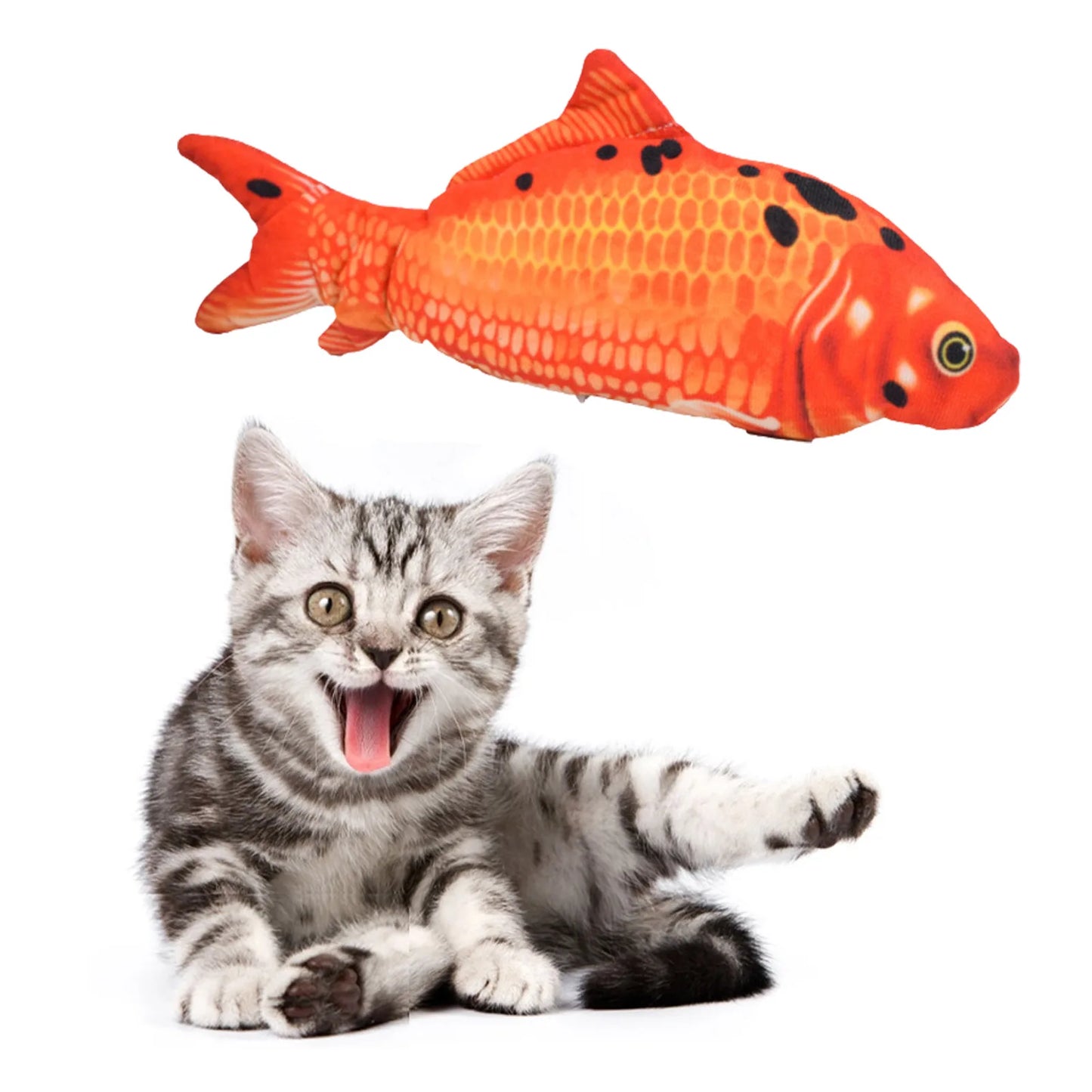 Floppy Fish Cat Toy | USB Rechargeable & Interactive
